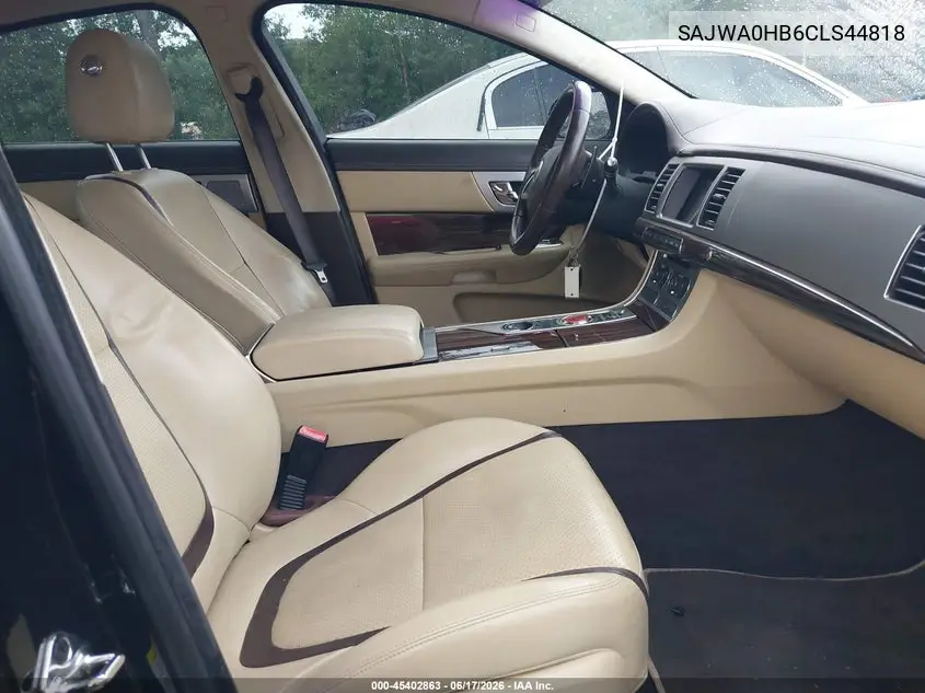 2012 Jaguar Xf Portfolio VIN: SAJWA0HB6CLS44818 Lot: 45402863