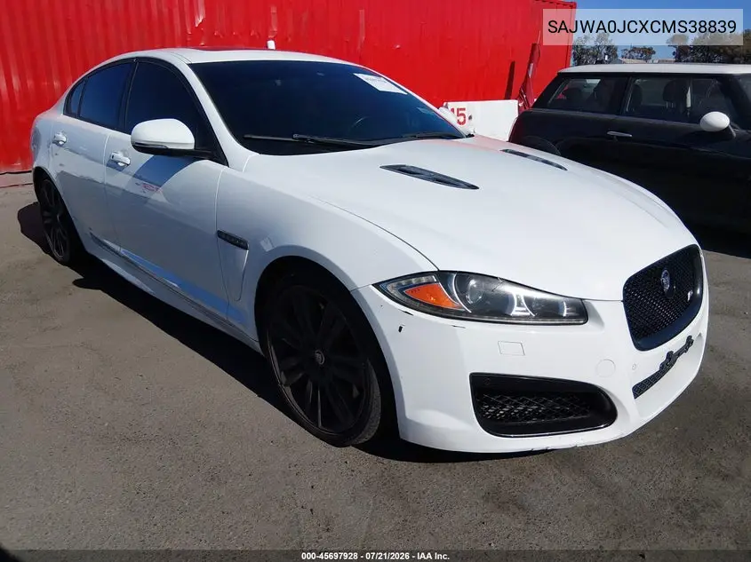 2012 Jaguar Xf Xfr VIN: SAJWA0JCXCMS38839 Lot: 45697928