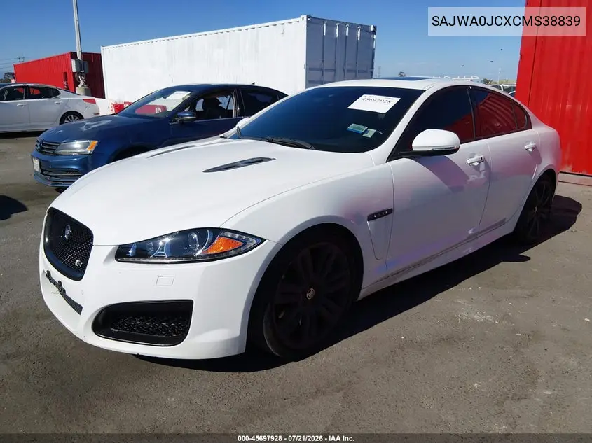 2012 Jaguar Xf Xfr VIN: SAJWA0JCXCMS38839 Lot: 45697928