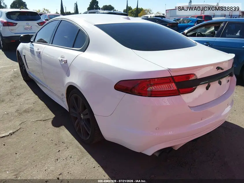 2012 Jaguar Xf Xfr VIN: SAJWA0JCXCMS38839 Lot: 45697928