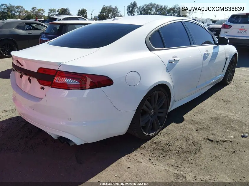 2012 Jaguar Xf Xfr VIN: SAJWA0JCXCMS38839 Lot: 45697928