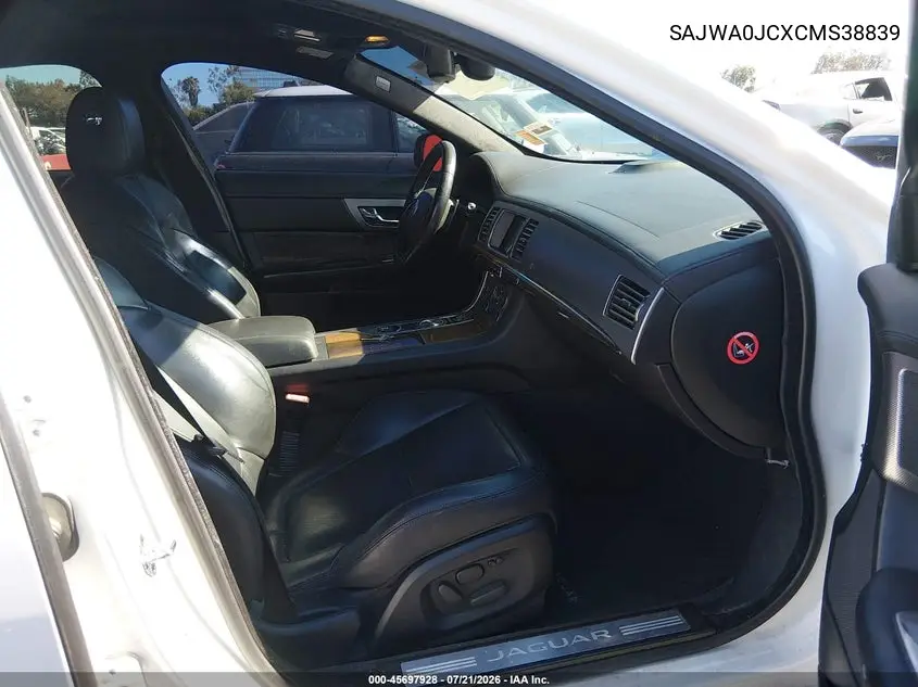 2012 Jaguar Xf Xfr VIN: SAJWA0JCXCMS38839 Lot: 45697928