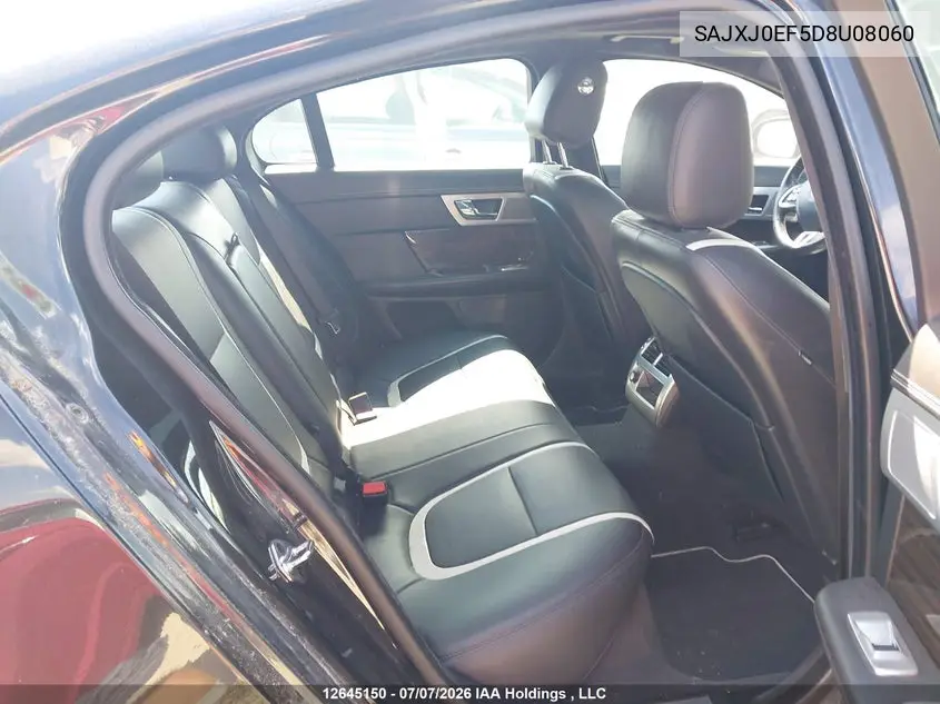 2013 Jaguar Xf VIN: SAJXJ0EF5D8U08060 Lot: 12645150