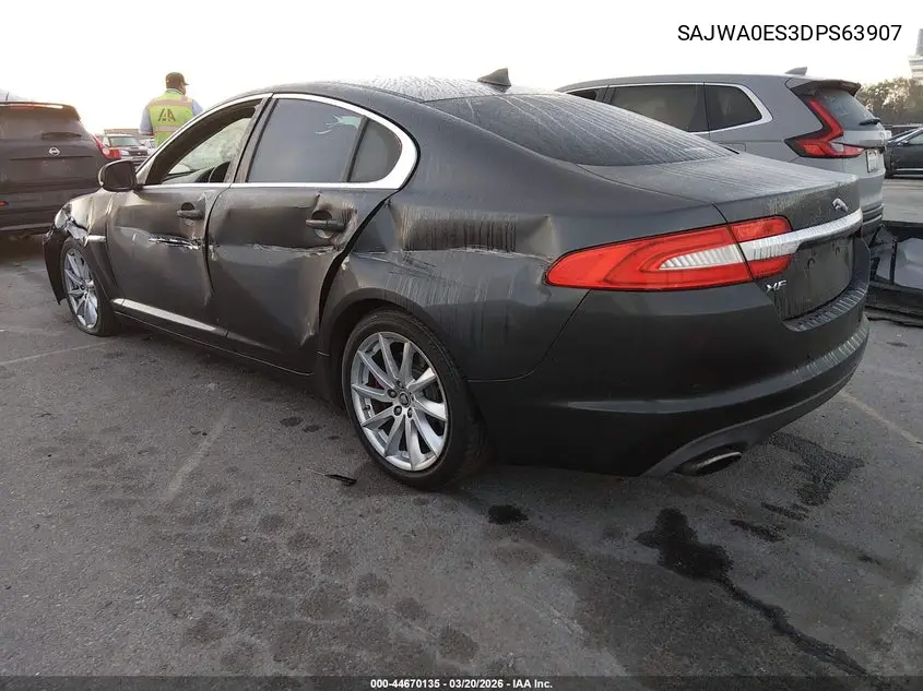 2013 Jaguar Xf I4 T VIN: SAJWA0ES3DPS63907 Lot: 44670135