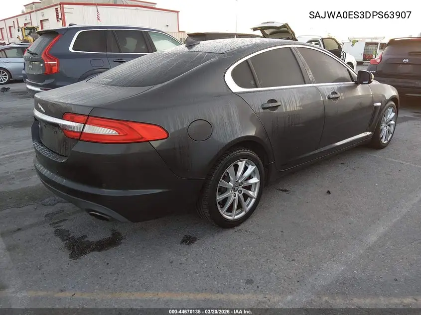 2013 Jaguar Xf I4 T VIN: SAJWA0ES3DPS63907 Lot: 44670135