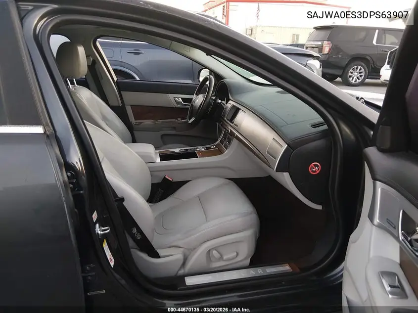 2013 Jaguar Xf I4 T VIN: SAJWA0ES3DPS63907 Lot: 44670135