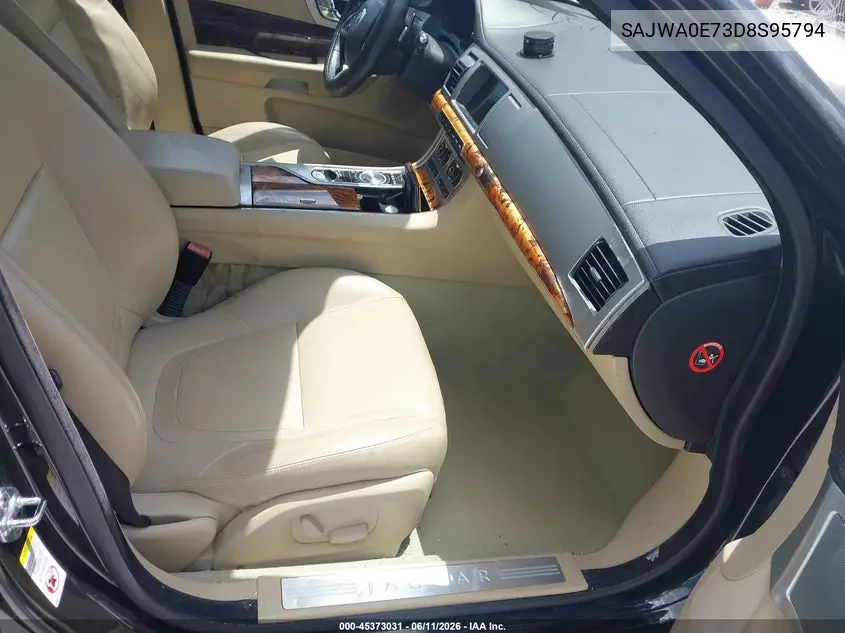 2013 Jaguar Xf V6 Sc VIN: SAJWA0E73D8S95794 Lot: 45373031