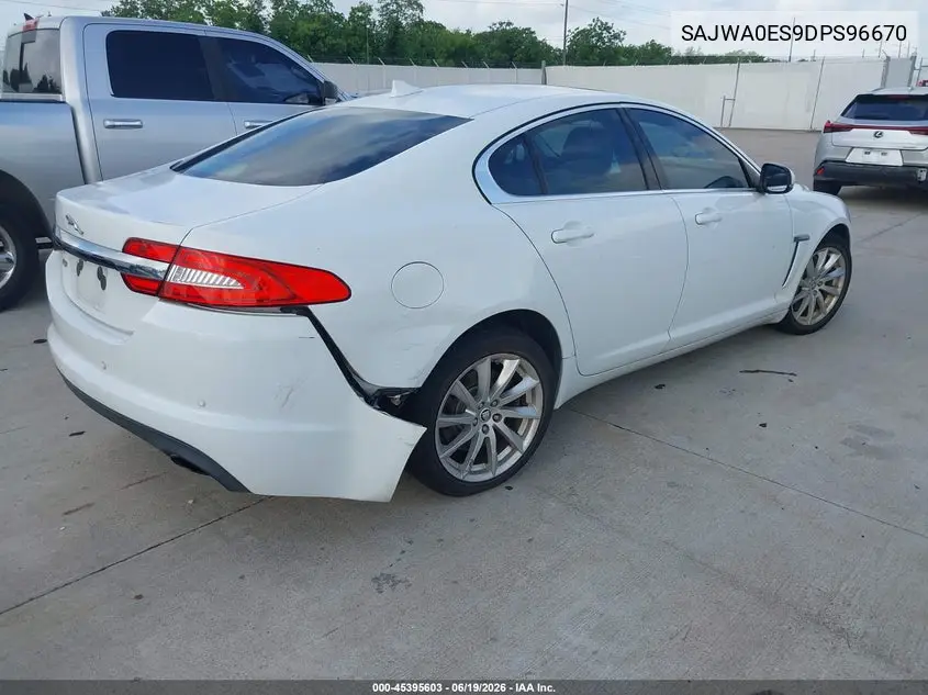 2013 Jaguar Xf I4 T VIN: SAJWA0ES9DPS96670 Lot: 45395603