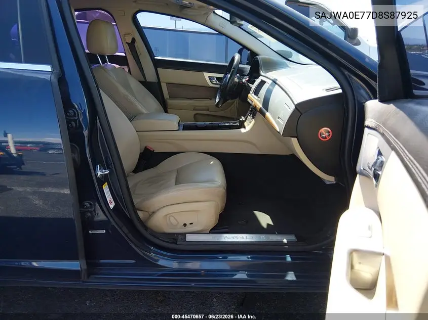 2013 Jaguar Xf V6 Sc VIN: SAJWA0E77D8S87925 Lot: 45470657