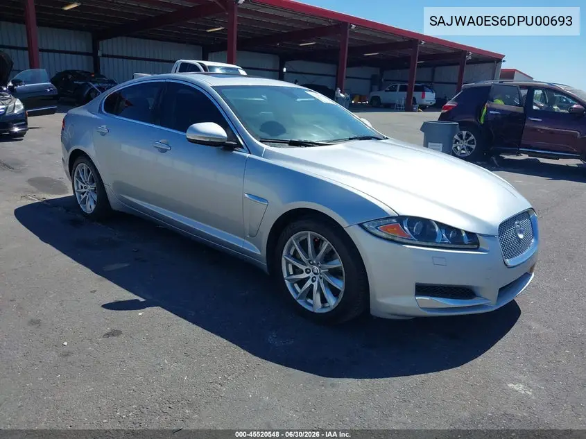 2013 Jaguar Xf I4 T VIN: SAJWA0ES6DPU00693 Lot: 45520548