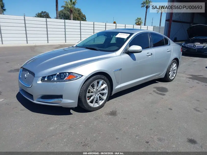 2013 Jaguar Xf I4 T VIN: SAJWA0ES6DPU00693 Lot: 45520548