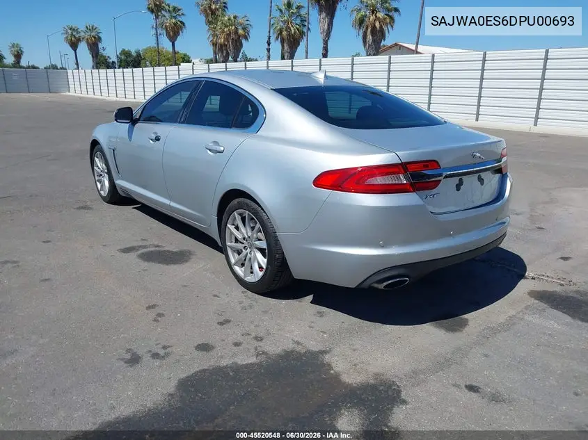 2013 Jaguar Xf I4 T VIN: SAJWA0ES6DPU00693 Lot: 45520548