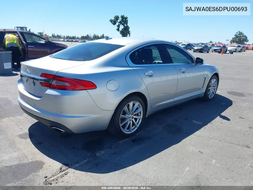 2013 Jaguar Xf I4 T VIN: SAJWA0ES6DPU00693 Lot: 45520548