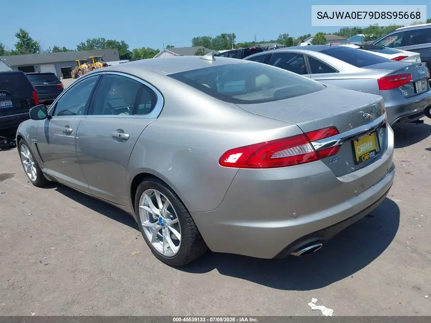 2013 Jaguar Xf V6 Sc VIN: SAJWA0E79D8S95668 Lot: 45539133