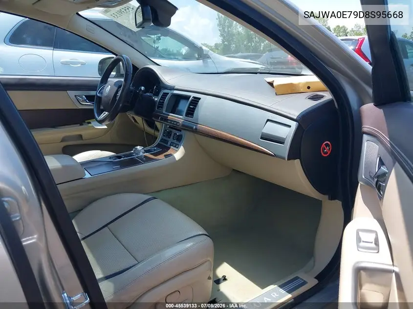 2013 Jaguar Xf V6 Sc VIN: SAJWA0E79D8S95668 Lot: 45539133