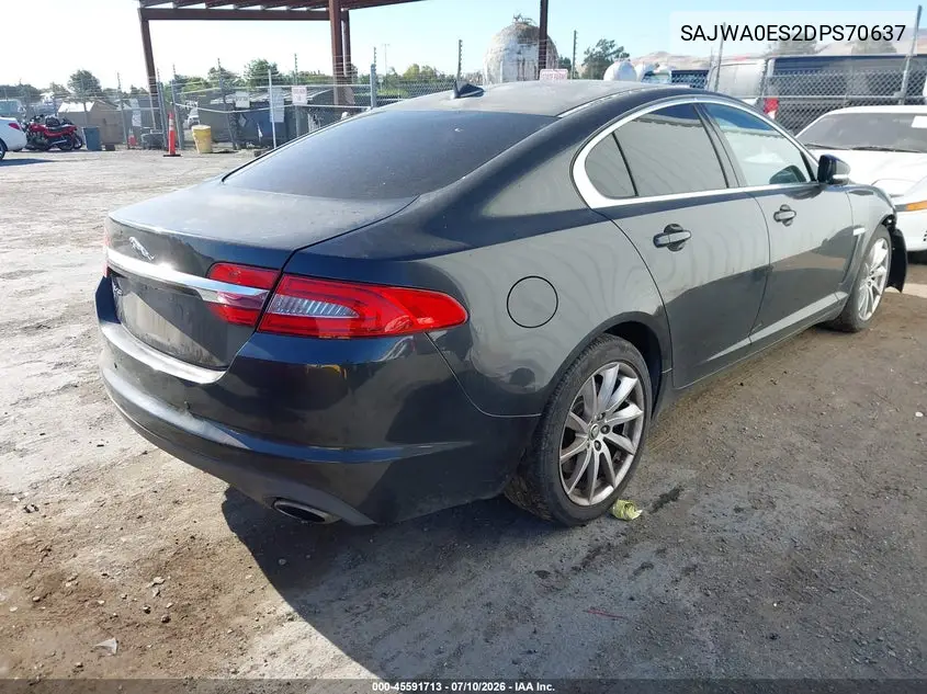 2013 Jaguar Xf I4 T VIN: SAJWA0ES2DPS70637 Lot: 45591713