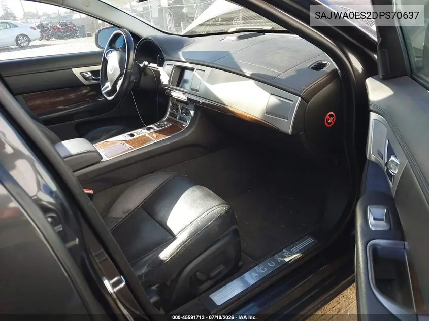 2013 Jaguar Xf I4 T VIN: SAJWA0ES2DPS70637 Lot: 45591713