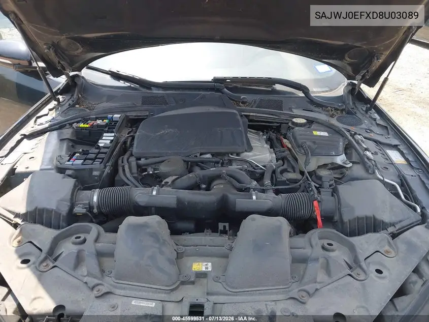 2013 Jaguar Xf V6 Sc VIN: SAJWJ0EFXD8U03089 Lot: 45599531