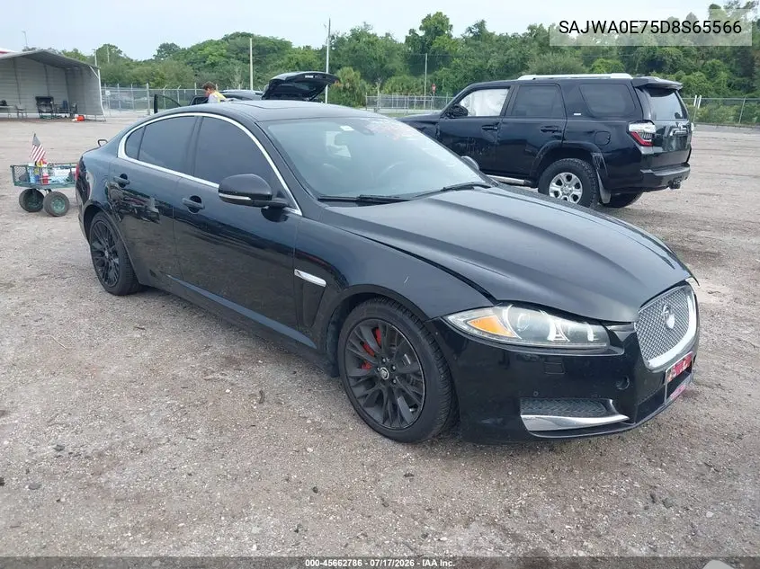 2013 Jaguar Xf V6 Sc VIN: SAJWA0E75D8S65566 Lot: 45662786