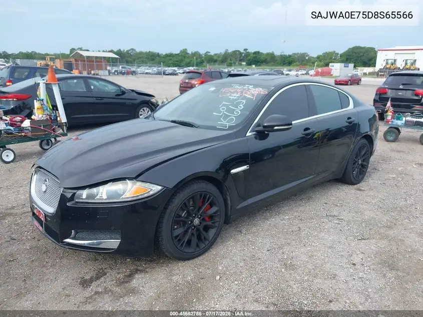 2013 Jaguar Xf V6 Sc VIN: SAJWA0E75D8S65566 Lot: 45662786