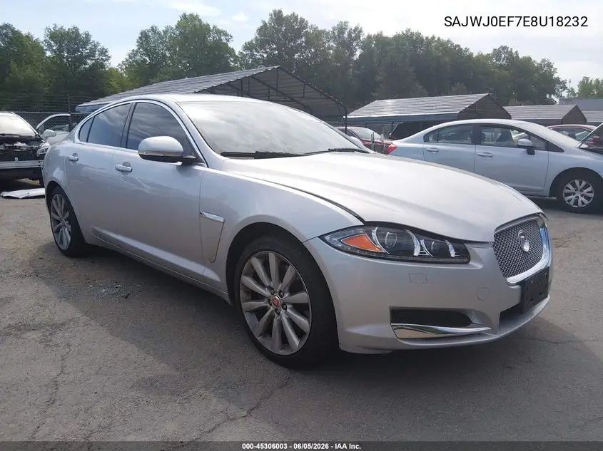 2014 Jaguar Xf V6 Sc VIN: SAJWJ0EF7E8U18232 Lot: 45306003