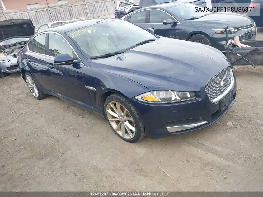 2015 Jaguar Xf 3.0 Sport Awd VIN: SAJXJ0FF1F8U86871 Lot: 12627287