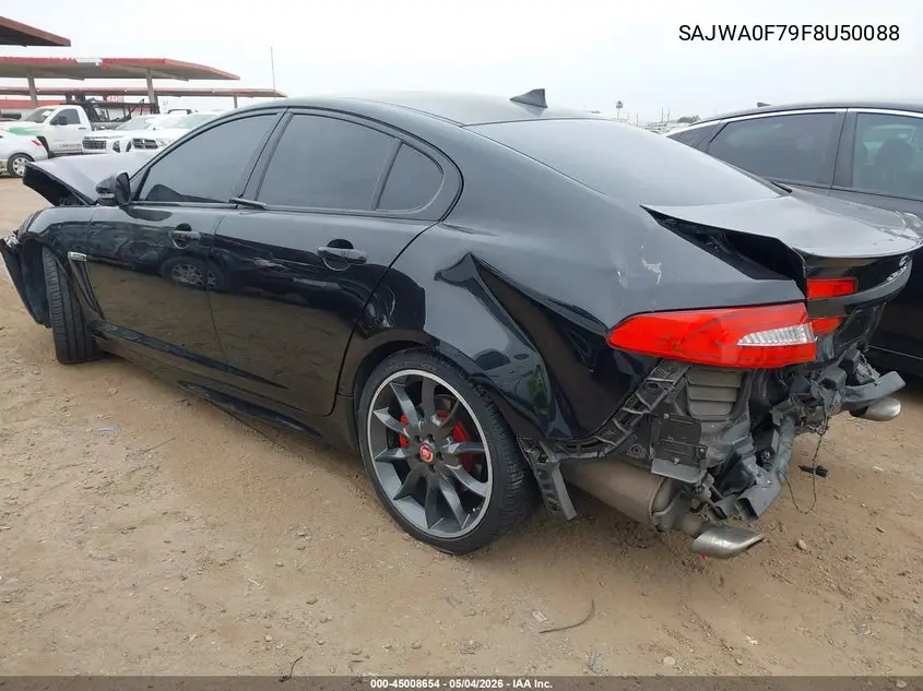 2015 Jaguar Xf 3.0 Portfolio/3.0 Sport VIN: SAJWA0F79F8U50088 Lot: 45008654