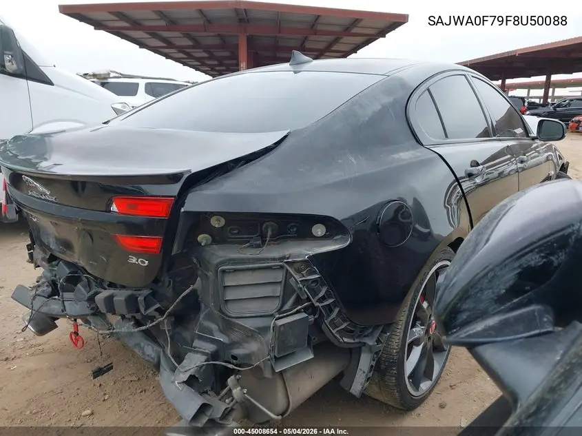 2015 Jaguar Xf 3.0 Portfolio/3.0 Sport VIN: SAJWA0F79F8U50088 Lot: 45008654