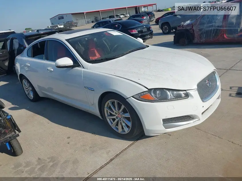 2015 Jaguar Xf 2.0T Premium VIN: SAJWA0FS7FPU66607 Lot: 45111473