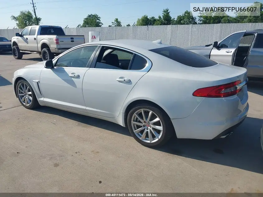 2015 Jaguar Xf 2.0T Premium VIN: SAJWA0FS7FPU66607 Lot: 45111473