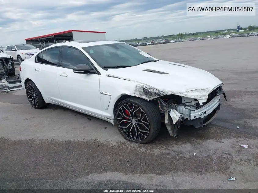 2015 Jaguar Xf 5.0L Supercharged VIN: SAJWA0HP6FMU54507 Lot: 45403418