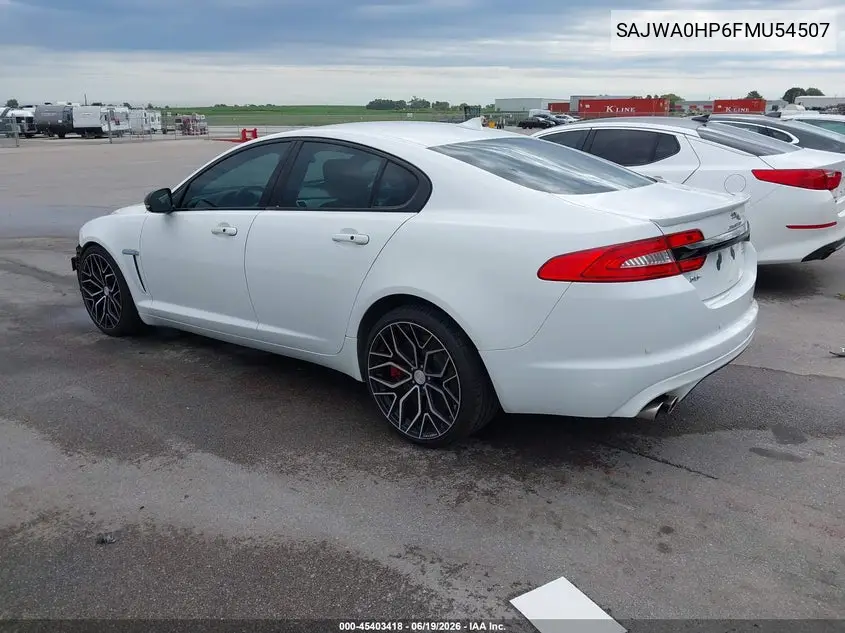 2015 Jaguar Xf 5.0L Supercharged VIN: SAJWA0HP6FMU54507 Lot: 45403418