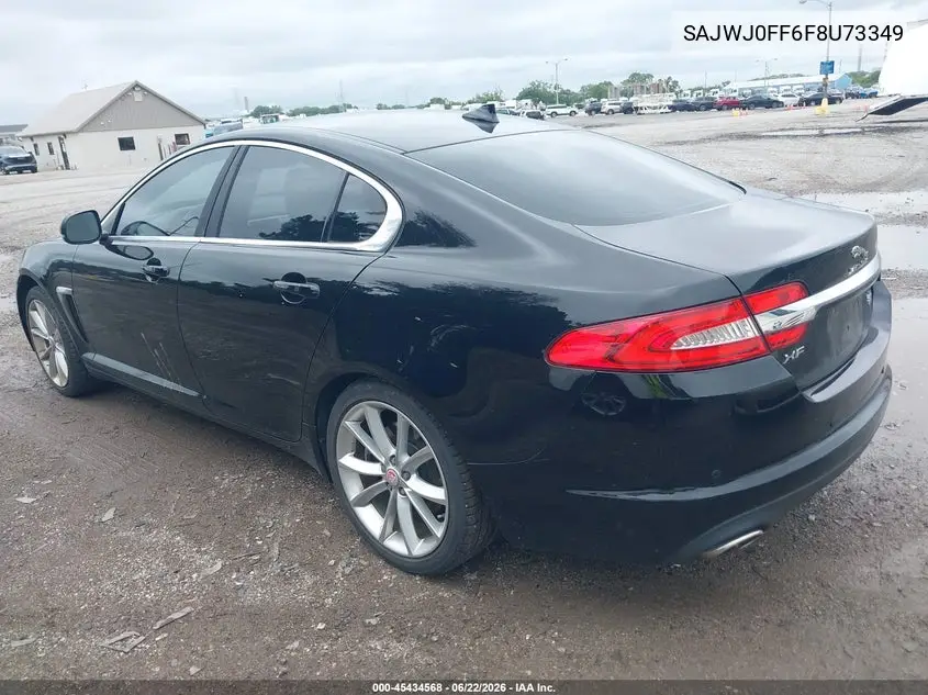 2015 Jaguar Xf 3.0 Portfolio/3.0 Sport VIN: SAJWJ0FF6F8U73349 Lot: 45434568
