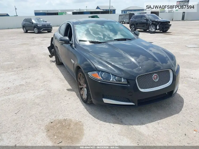 2015 Jaguar Xf 2.0T Premium VIN: SAJWA0FS8FPU87594 Lot: 45447422