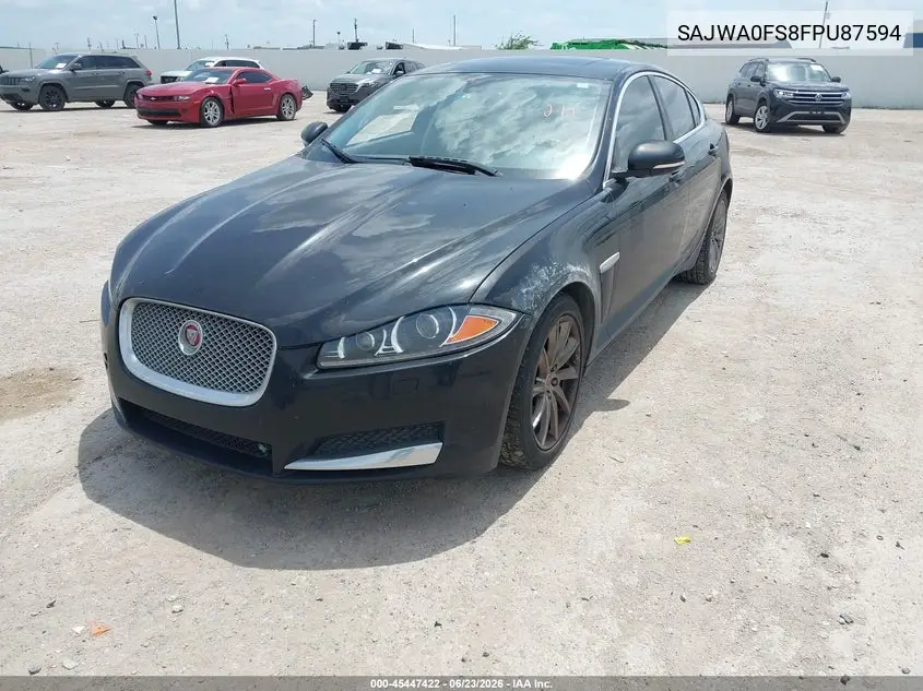 2015 Jaguar Xf 2.0T Premium VIN: SAJWA0FS8FPU87594 Lot: 45447422