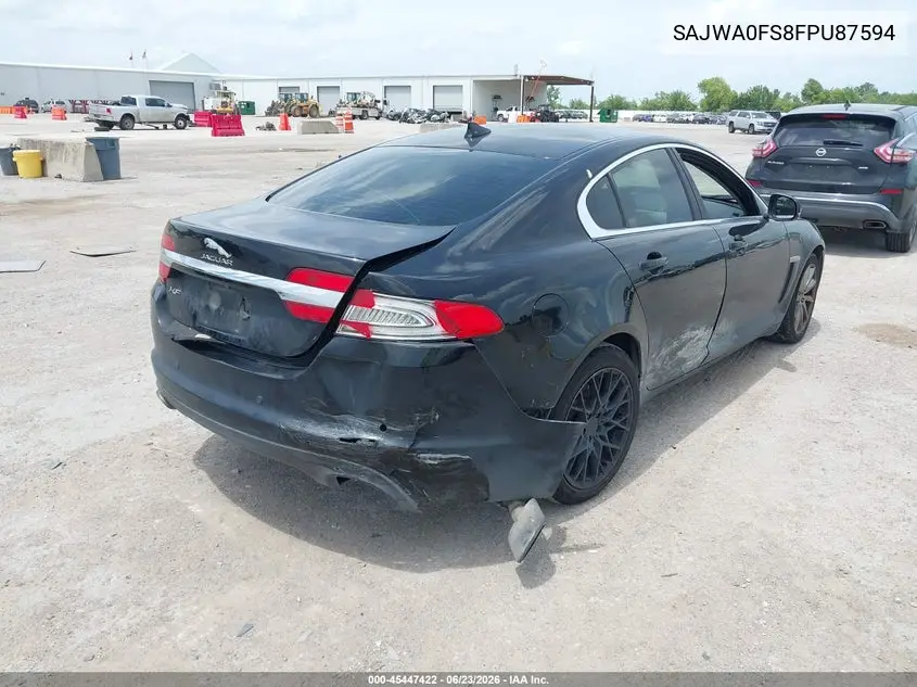2015 Jaguar Xf 2.0T Premium VIN: SAJWA0FS8FPU87594 Lot: 45447422