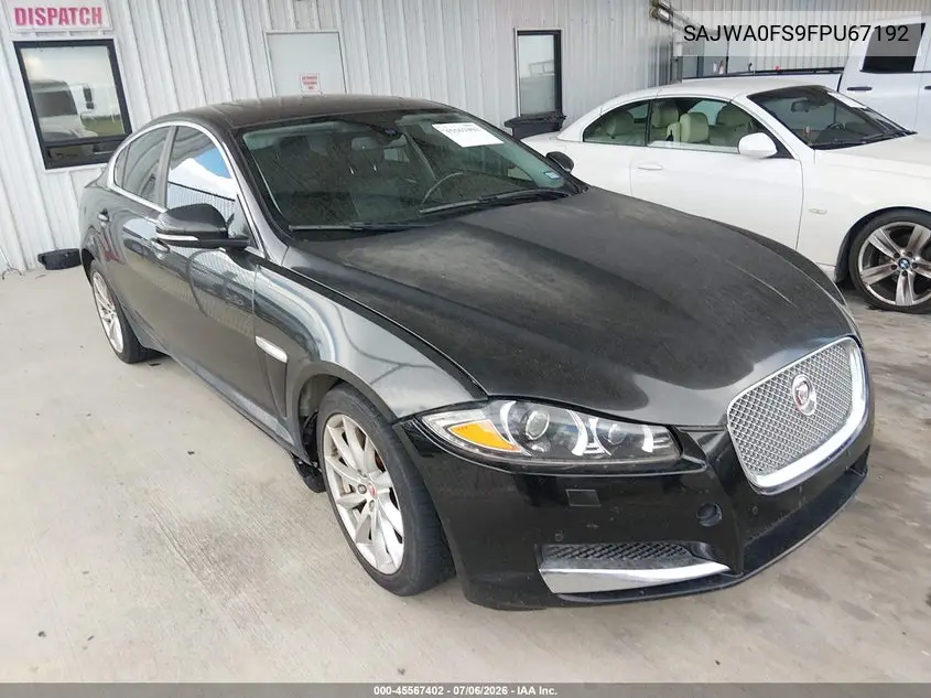 2015 Jaguar Xf 2.0T Premium VIN: SAJWA0FS9FPU67192 Lot: 45567402