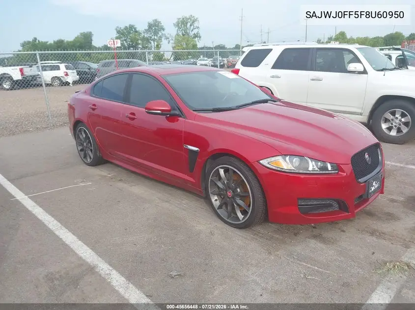 2015 Jaguar Xf 3.0 Portfolio/3.0 Sport VIN: SAJWJ0FF5F8U60950 Lot: 45656448