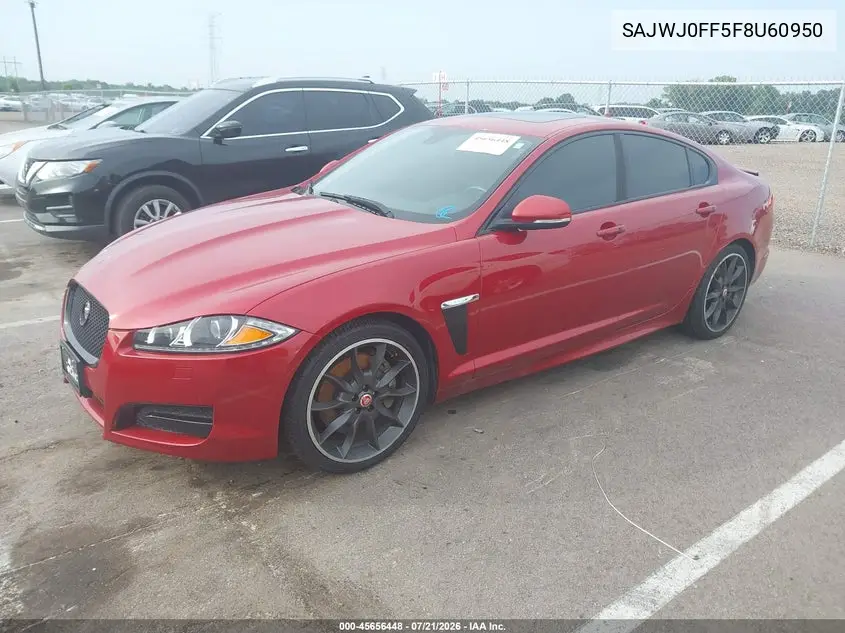 2015 Jaguar Xf 3.0 Portfolio/3.0 Sport VIN: SAJWJ0FF5F8U60950 Lot: 45656448
