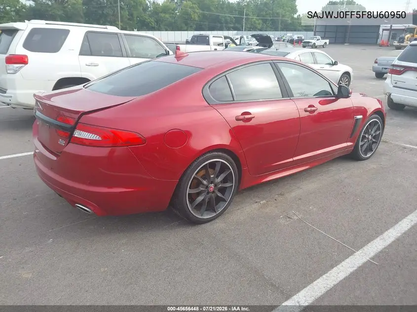 2015 Jaguar Xf 3.0 Portfolio/3.0 Sport VIN: SAJWJ0FF5F8U60950 Lot: 45656448