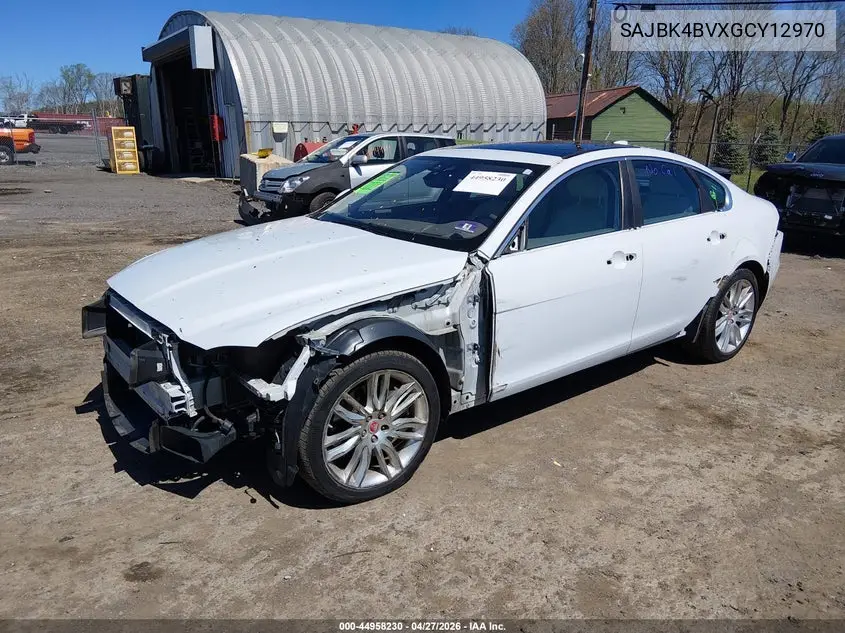 2016 Jaguar Xf 35T Prestige VIN: SAJBK4BVXGCY12970 Lot: 44958230