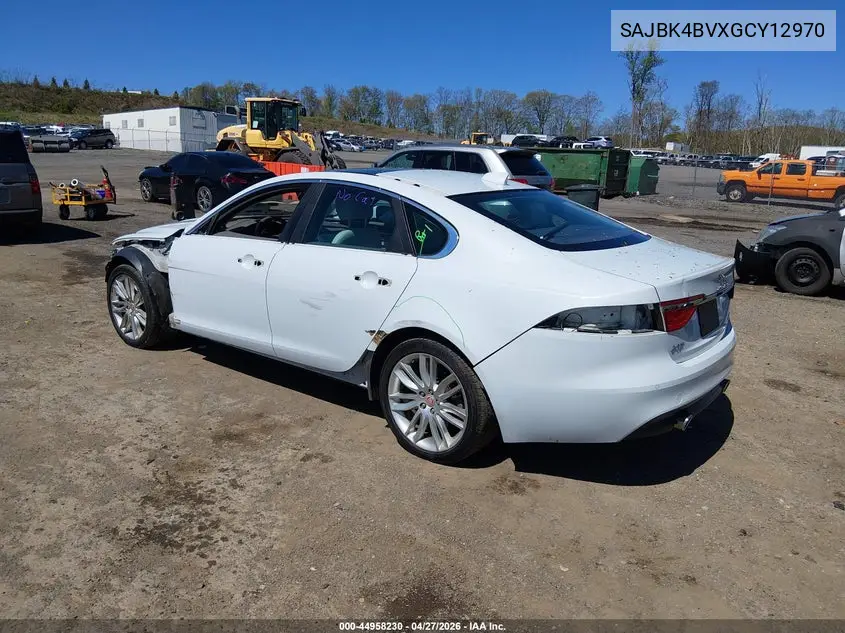 2016 Jaguar Xf 35T Prestige VIN: SAJBK4BVXGCY12970 Lot: 44958230