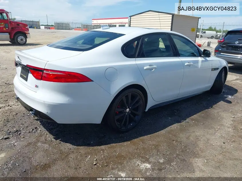 2016 Jaguar Xf S VIN: SAJBG4BVXGCY04823 Lot: 45167737