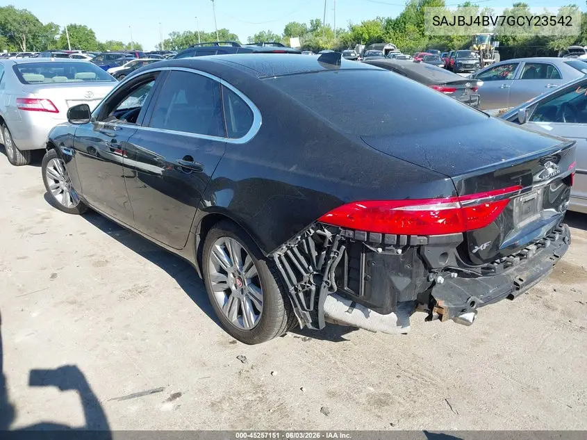 2016 Jaguar Xf 35T Premium VIN: SAJBJ4BV7GCY23542 Lot: 45257151