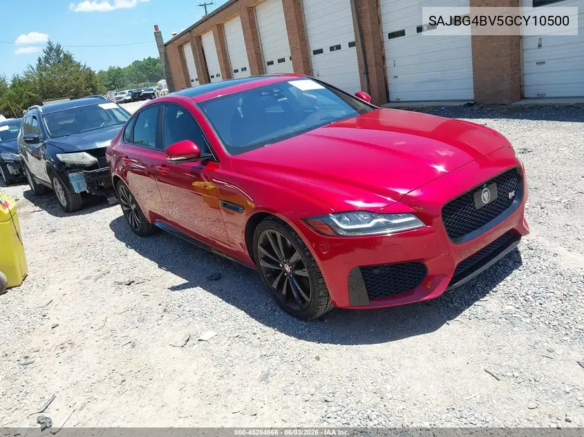 2016 Jaguar Xf S VIN: SAJBG4BV5GCY10500 Lot: 45284866