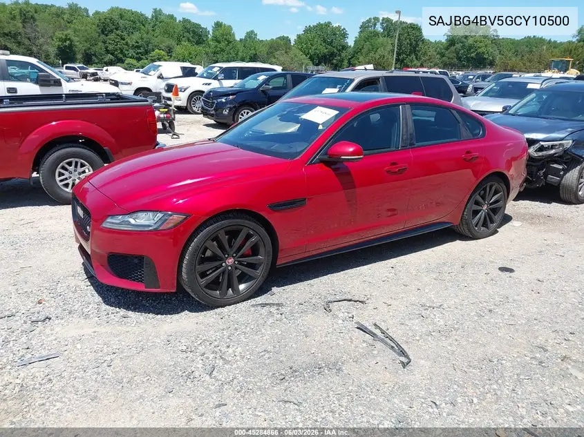 2016 Jaguar Xf S VIN: SAJBG4BV5GCY10500 Lot: 45284866