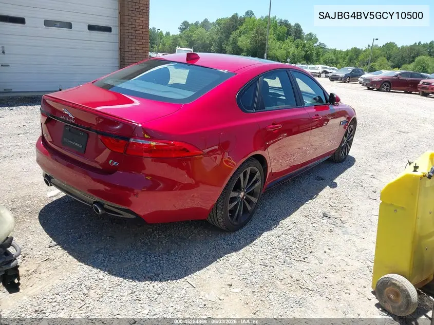2016 Jaguar Xf S VIN: SAJBG4BV5GCY10500 Lot: 45284866