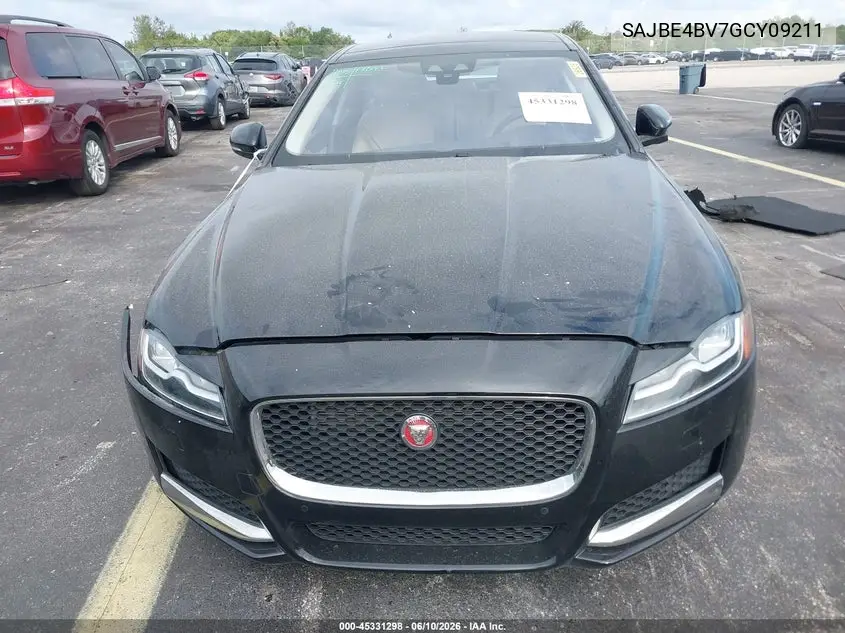 2016 Jaguar Xf 35T Prestige VIN: SAJBE4BV7GCY09211 Lot: 45331298