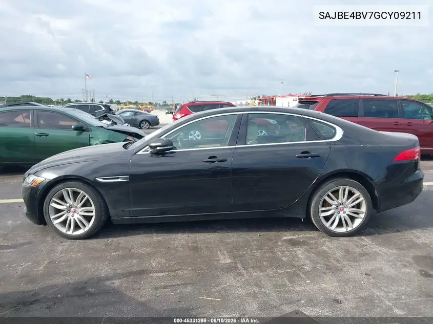 2016 Jaguar Xf 35T Prestige VIN: SAJBE4BV7GCY09211 Lot: 45331298