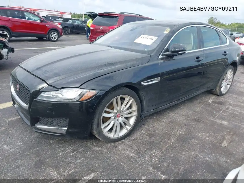 2016 Jaguar Xf 35T Prestige VIN: SAJBE4BV7GCY09211 Lot: 45331298